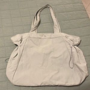 Lululemon side cinch shopper bag